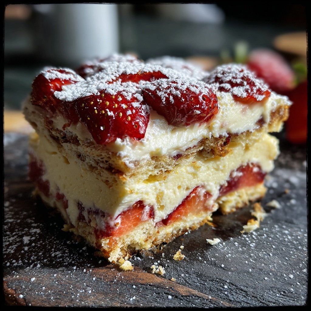 Erdbeer Quark Schnitten