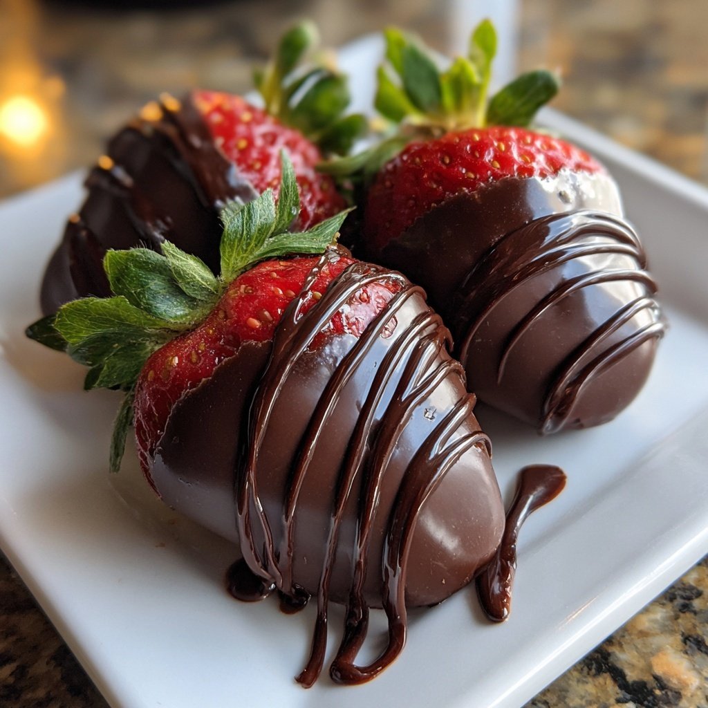 Erdbeeren mit Ruby-Schokolade