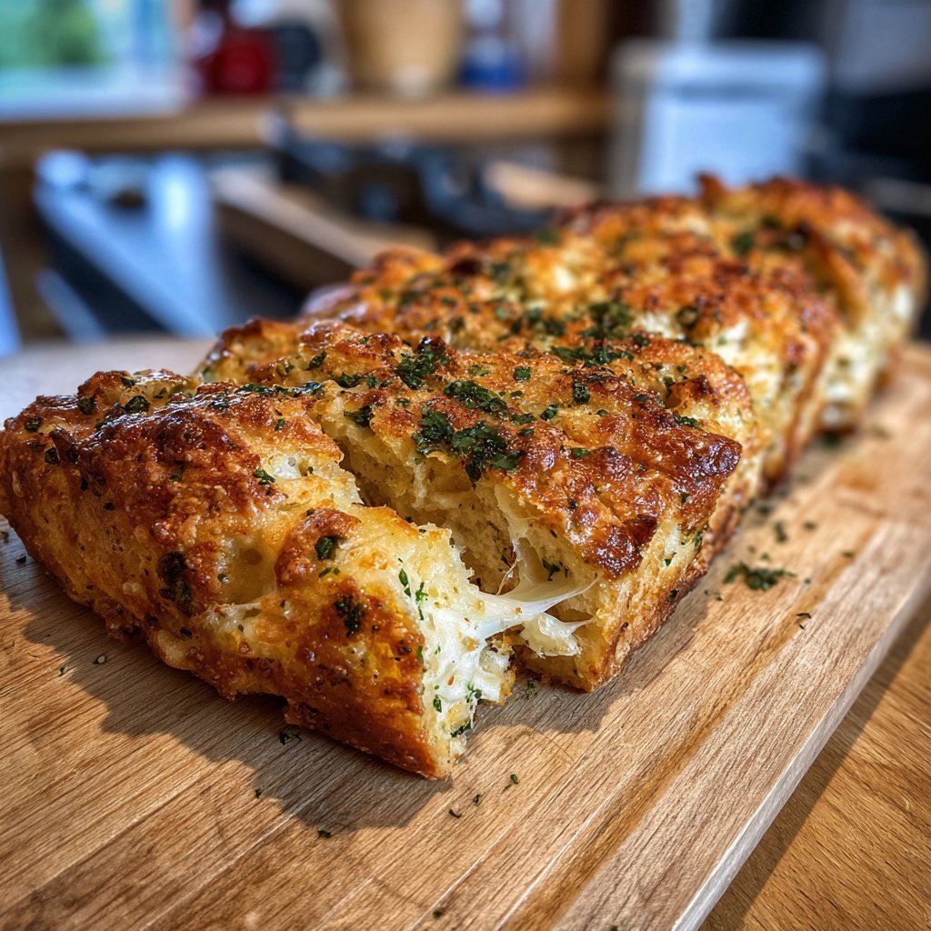Zupfbrot Mit Käse Und Kräutern