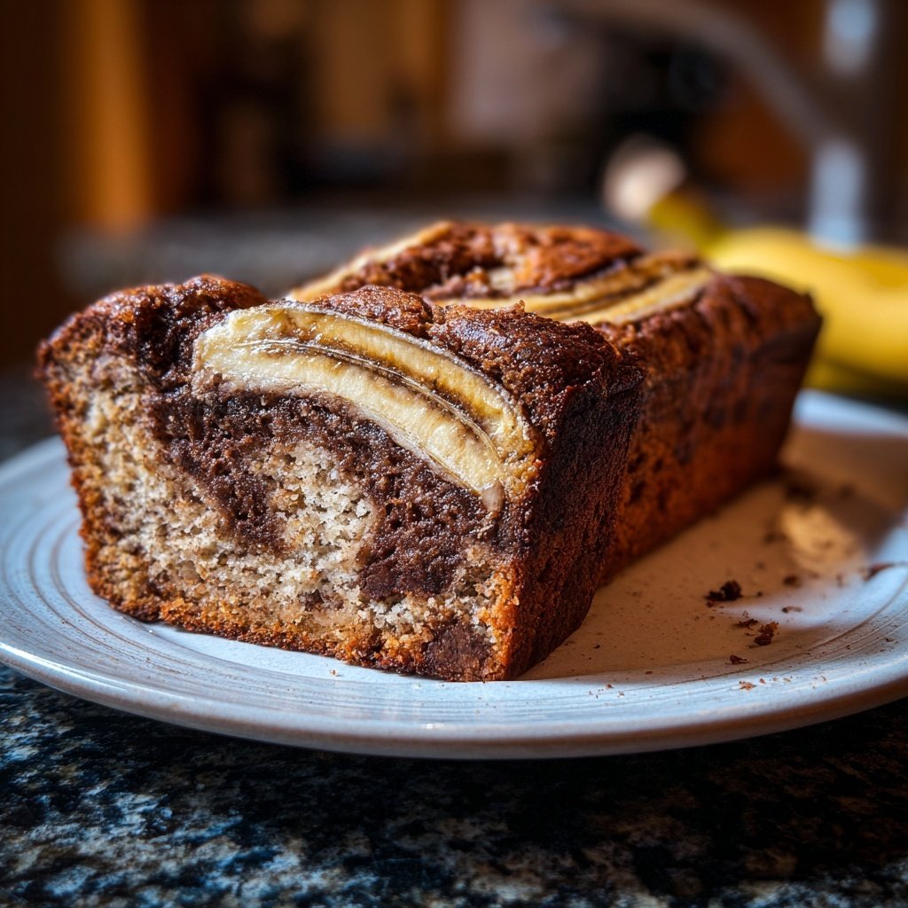 Bananenbrot saftig mit Kakao