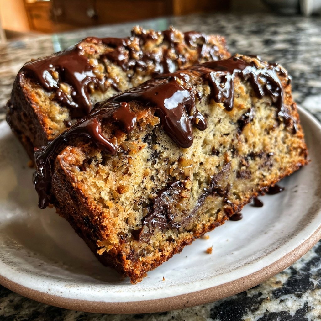Bananenbrot mit Kakao