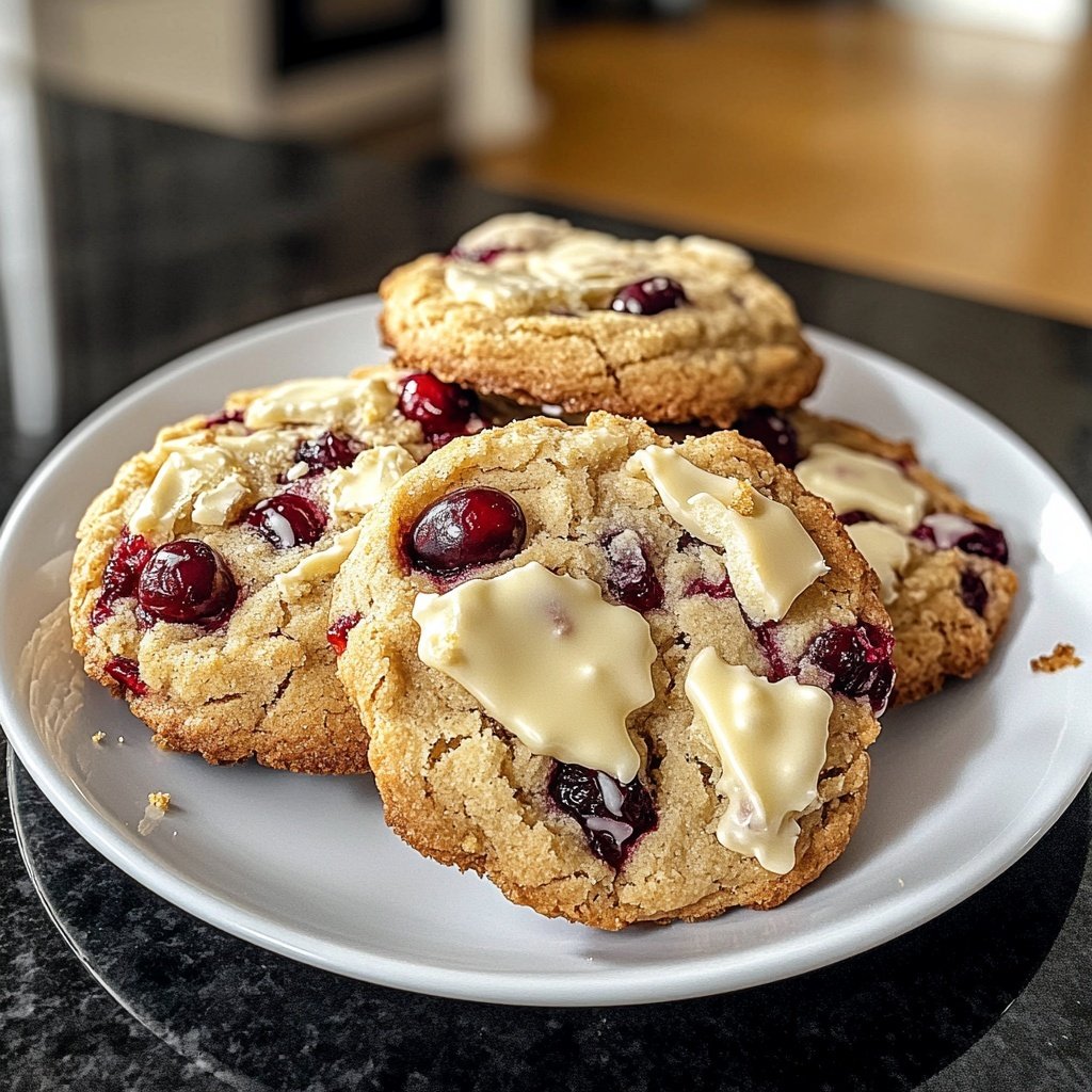 Cranberry-Weiße-Schokolade-Kekse