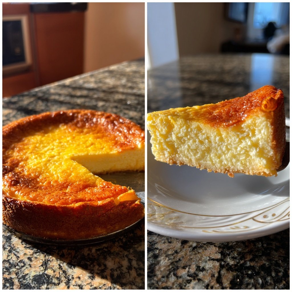 Käsekuchen mit Zitronenboden